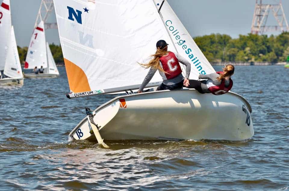 college sailors in Annapolis
