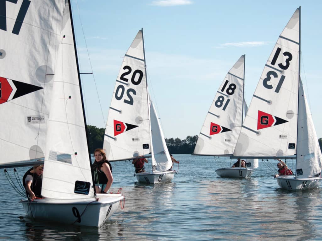 University of Georgia college racing