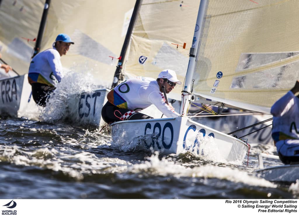Olympic sailing Finn