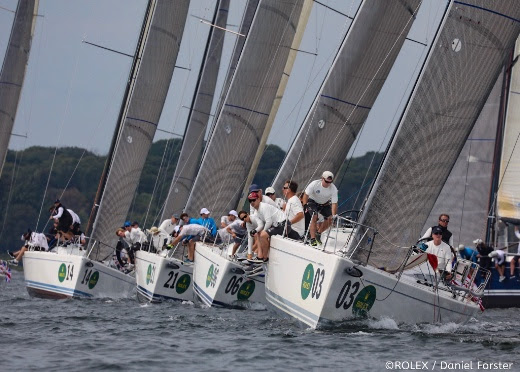 Upwind at the New York Yacht Club Invitational