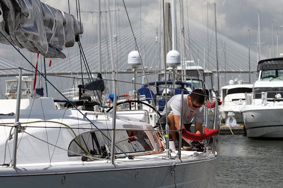 boat maintenance manage racing program