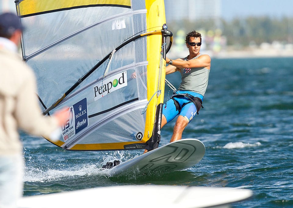 Men's RS:X sailor Bob Willis