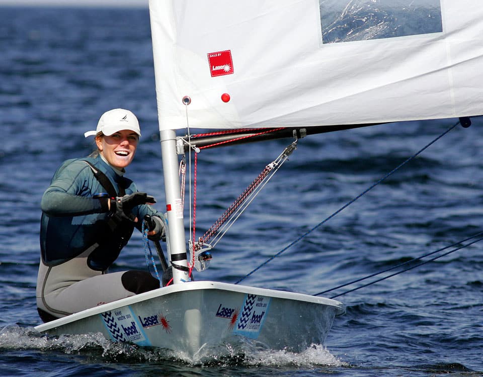 Laser Radial sailor Paige Railey