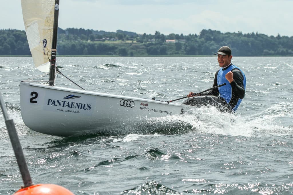 Germany's Phillip Kasueske Finn Sailor