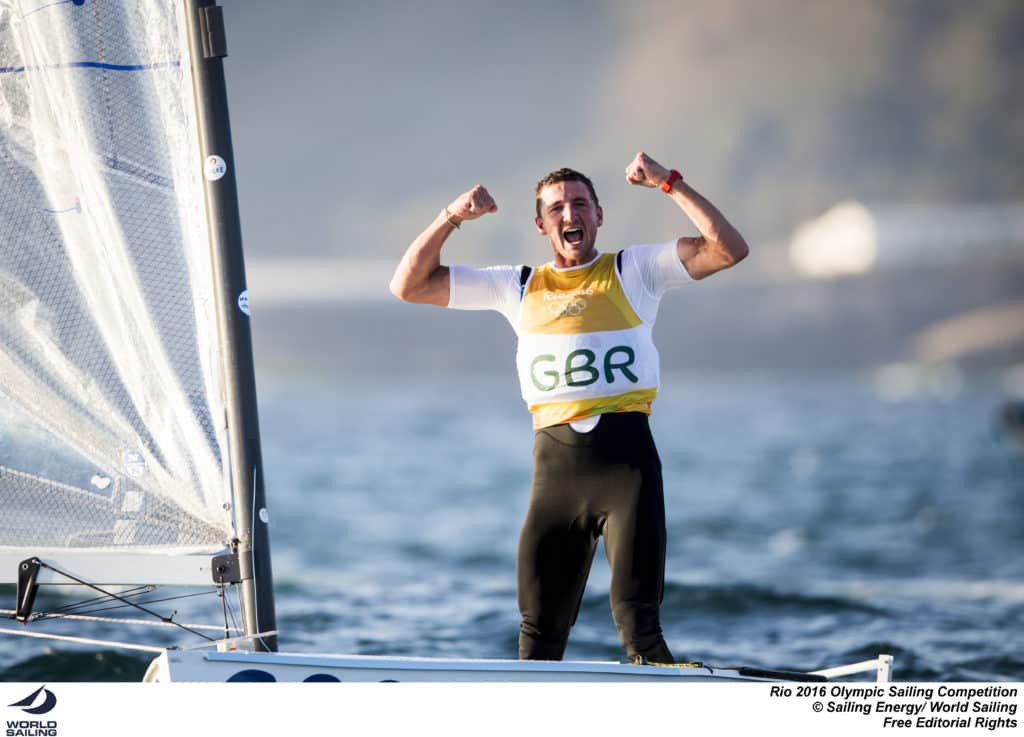 Giles Scott Finn sailing Olympics Gold medal
