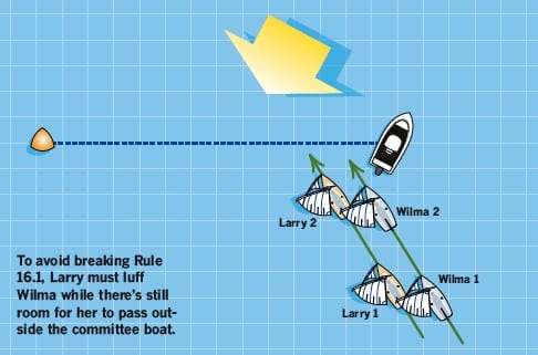 Starting line situation 2