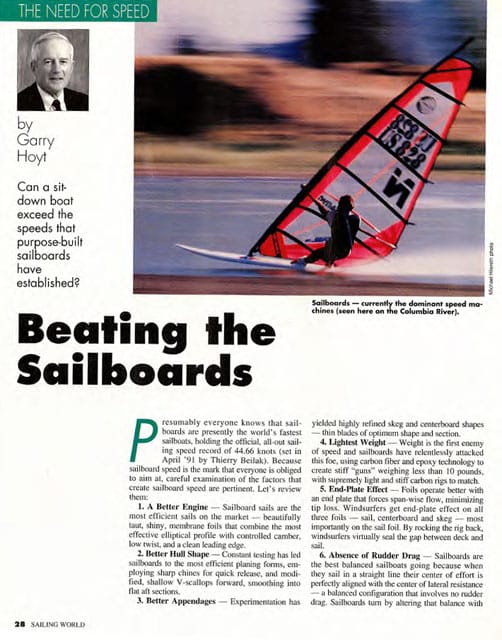 Windsurfing 1994 article