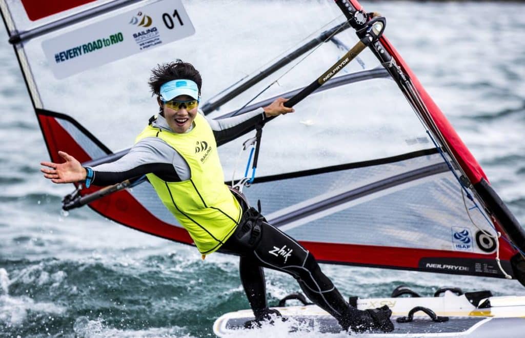 Peina Chen Windsurfing