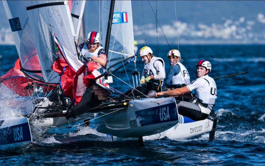 olympic nacra 17 sailors