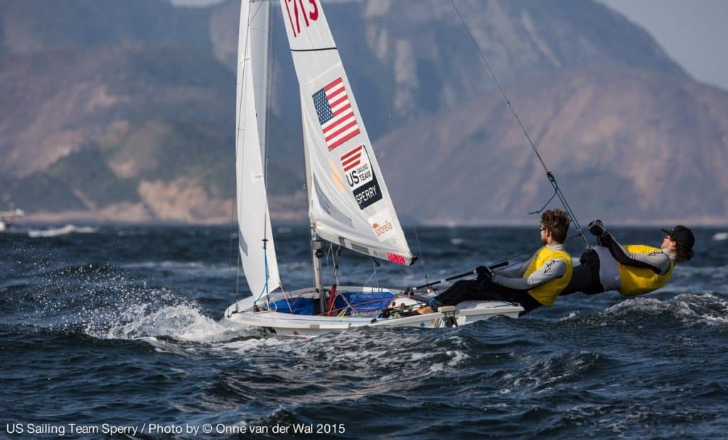 470 Olympic sailing training Rio
