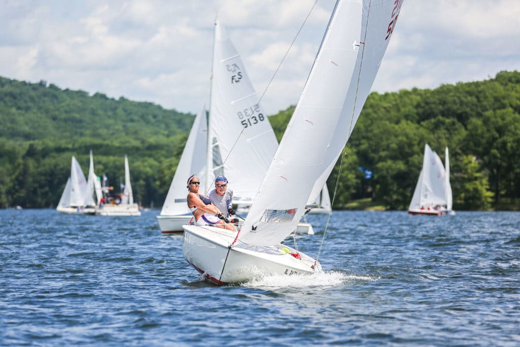 Wife-Husband Flying Scot Regatta