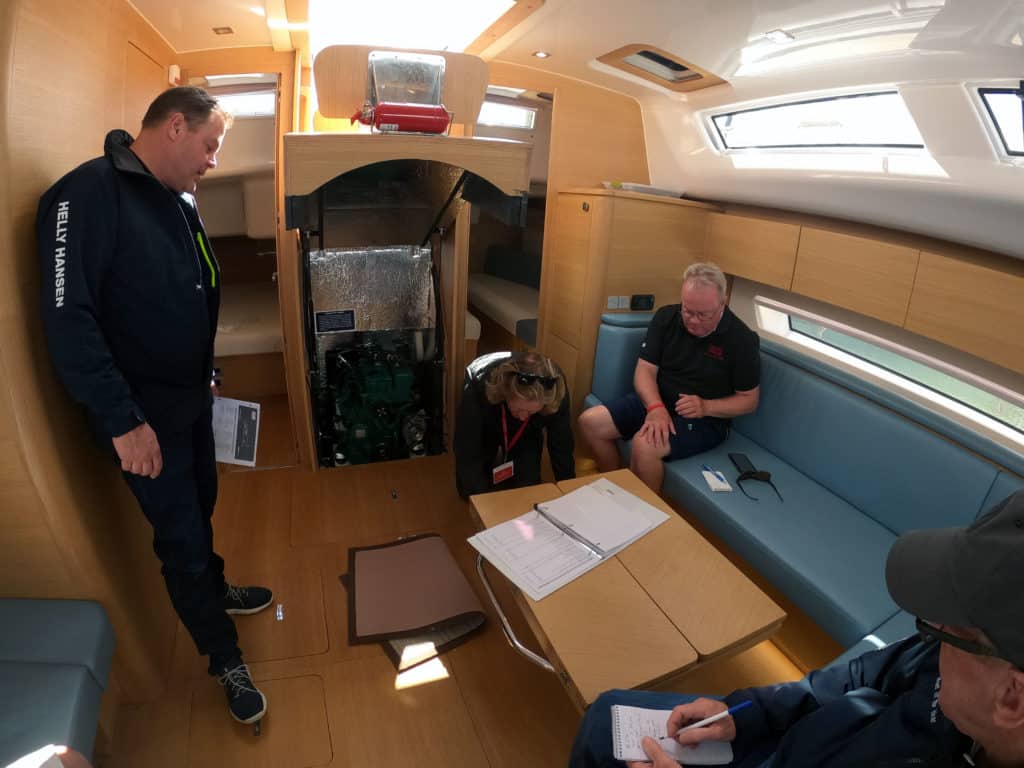 Sailing World's Boat of the Year judges get into the bilge of the Elan GT6.