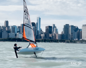 SailGP boat out on the water