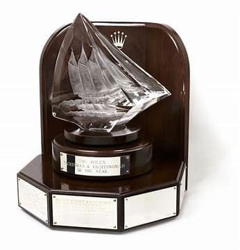 Rolex Yatchsman Of the Year trophy
