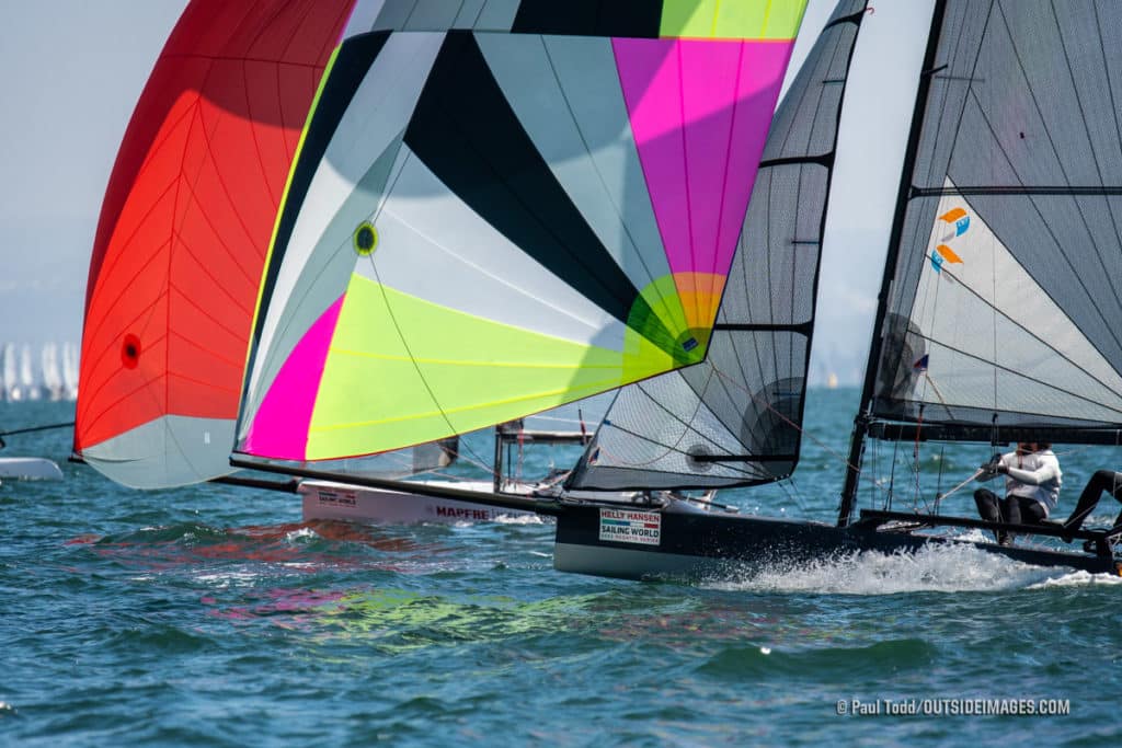 colorful spinnakers