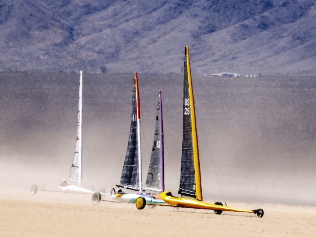 boat” fleet at the America’s Landsailing Cup