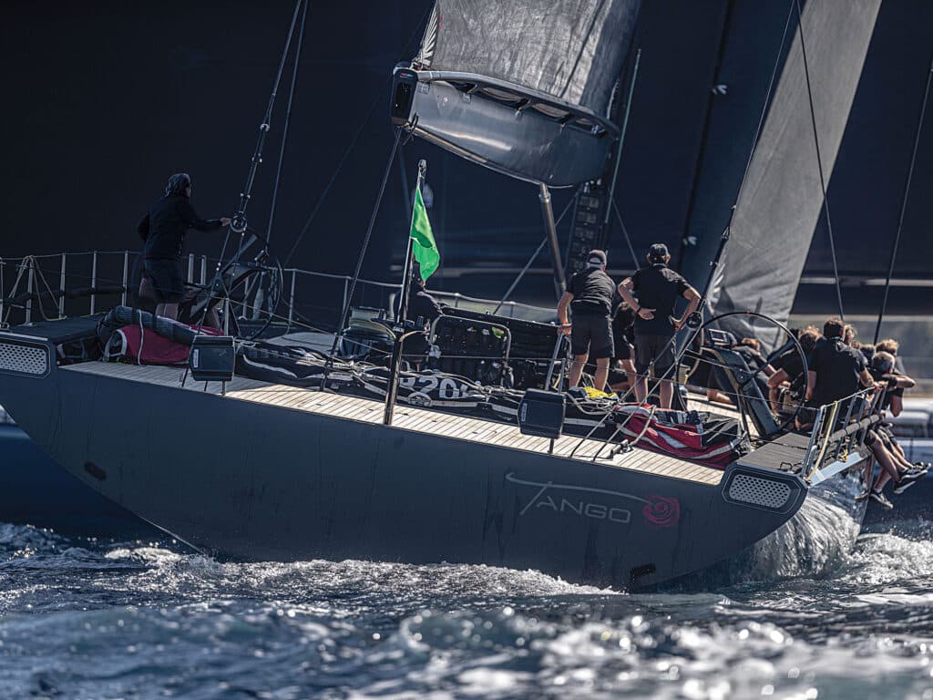 Maxi fleet race in St. Tropez