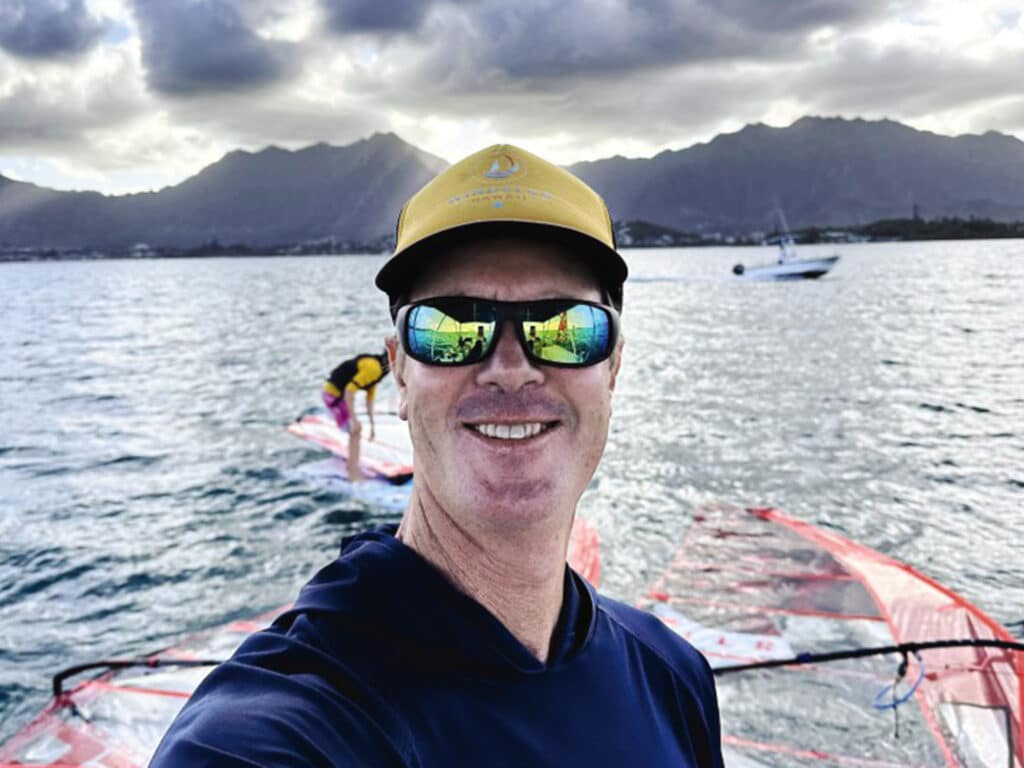 Kaneohe YC’s sailing director Jesse Andrews
