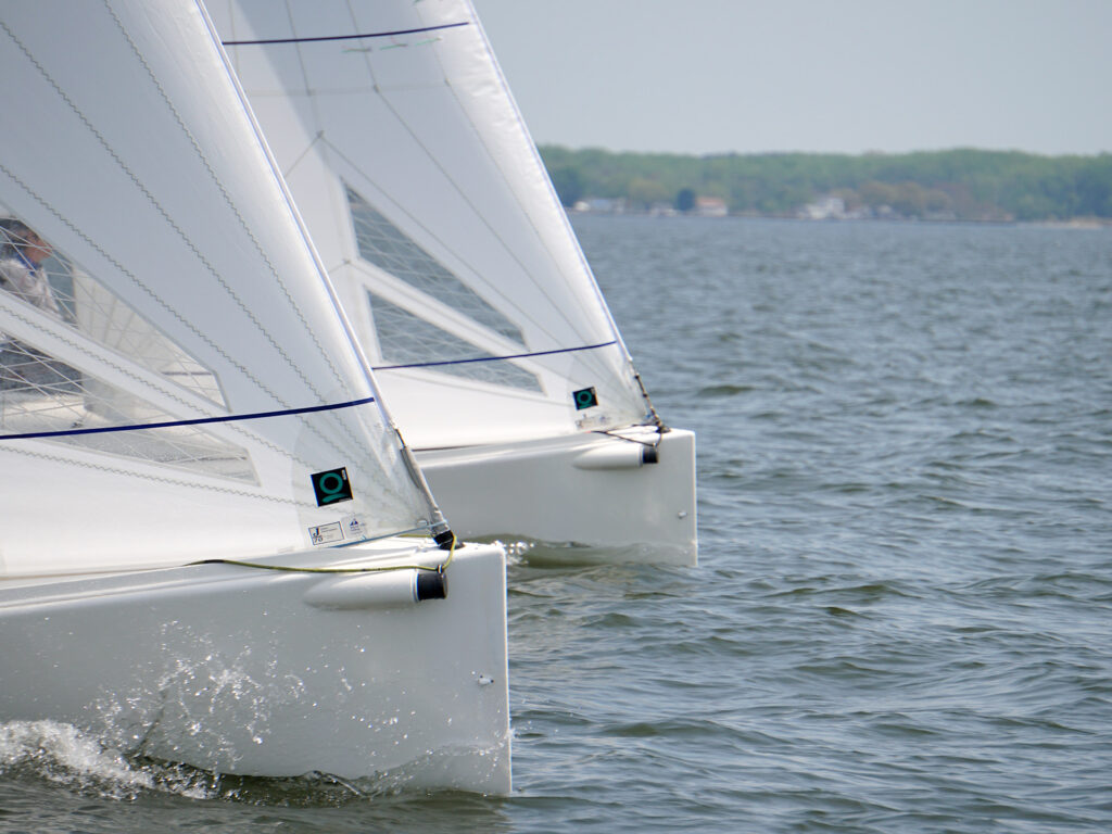 sailboats racing