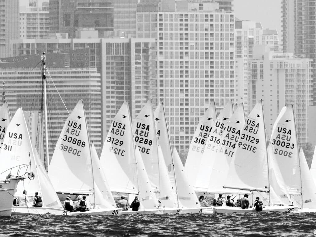 Snipe class race in Miami