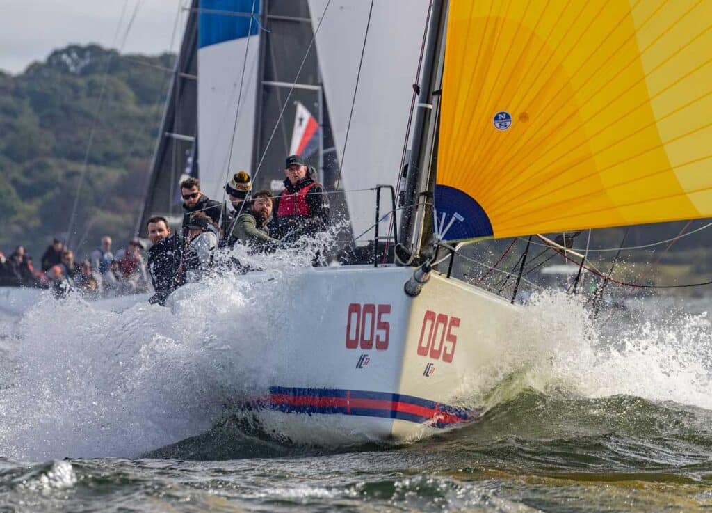 San Diego YC team racing in the Rolex New York Yacht Club Invitational Cup