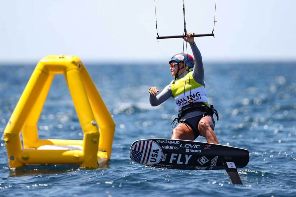 Daniela Moro at the 2023 Olympic Test Event in July in Marseille