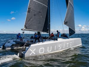 Boat of the year judges testing out the Xquisite 30