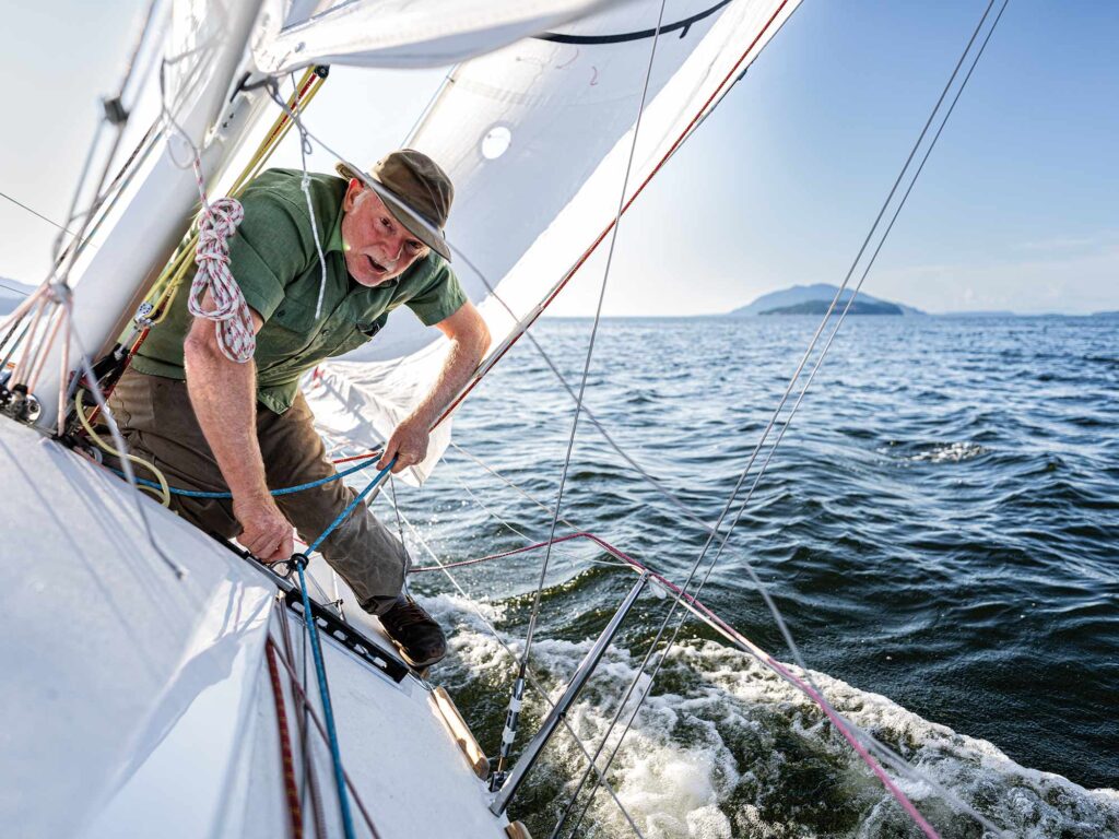 Paul Bieker sailing