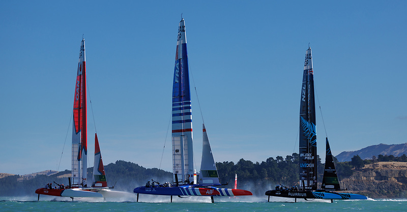 SailGP race in New Zealand
