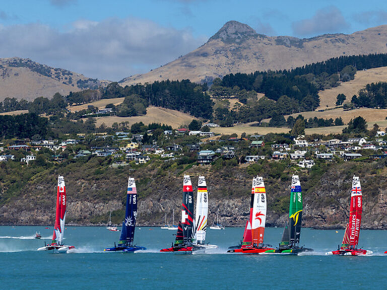 2024 SailGP race in New Zealand