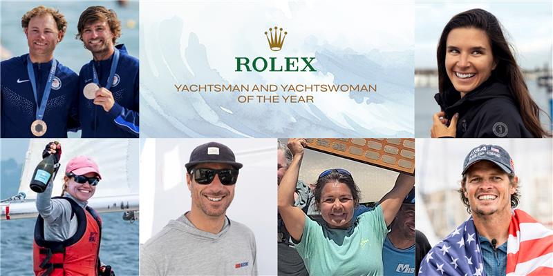 2024 Rolex Yachtsman and Yachtswoman of the Year Finalists.