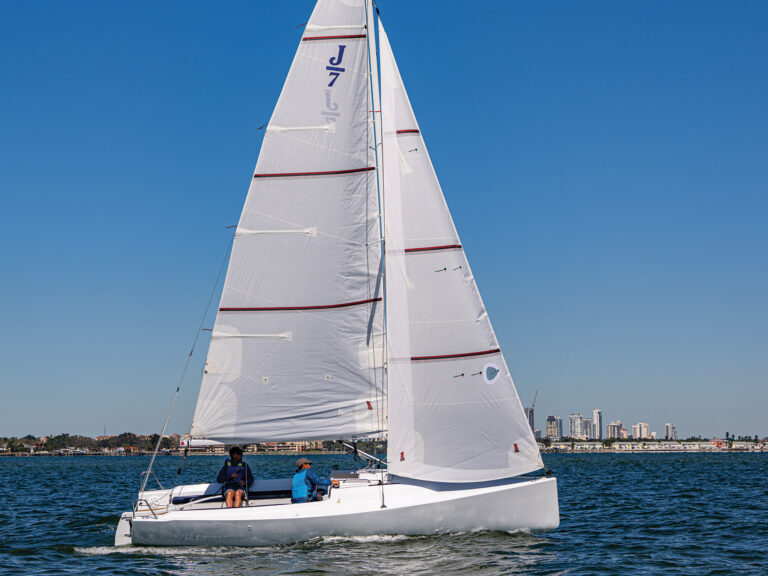 J/7 testing for Sailing World's Boat of the Year
