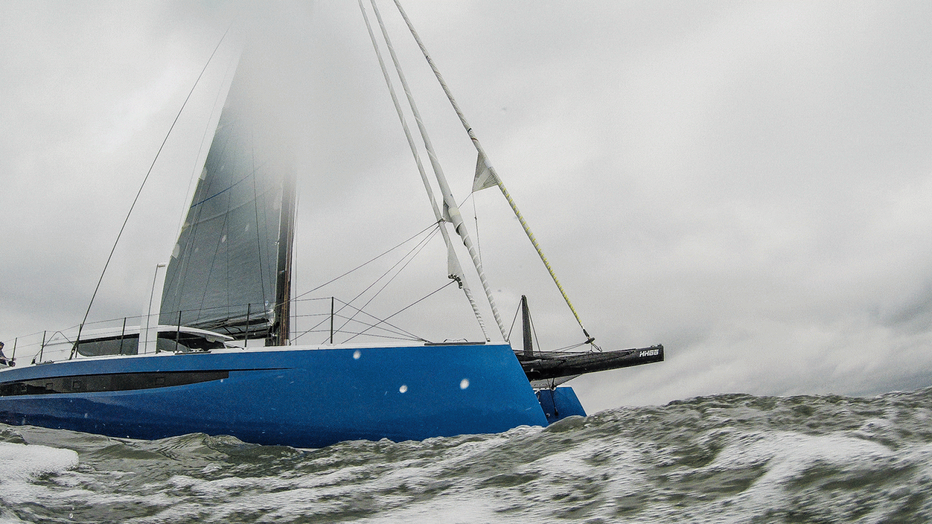 A sailboat on the water.