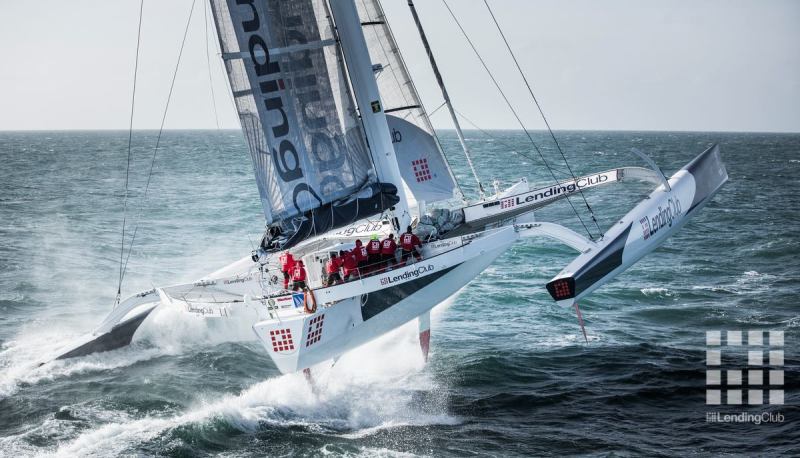 Lending Club 2 prepares for the Newport to Bermuda record attempt.