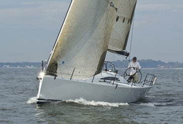 The King 40 is far from extreme, and it blends the best of what's new and what's proven with crossover designs. The King 40's manageable and powerful sail plan, its IRC-friendly attributes, and its efficient deck layout make it a suitable raceboat for distance and buoy racing.