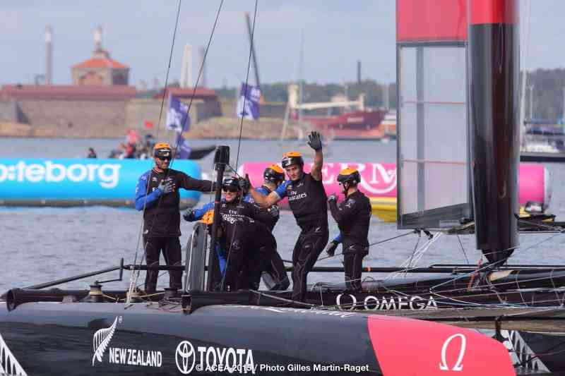Emirates Team New Zealand takes the win.