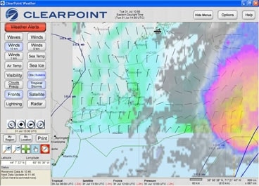 ClearPoint High Definition Weather Edition software displays a variety of real time weather information on a single, user-friendly screen.