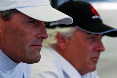 Russell Coutts was gracious in the narrow defeat by his former teammate.