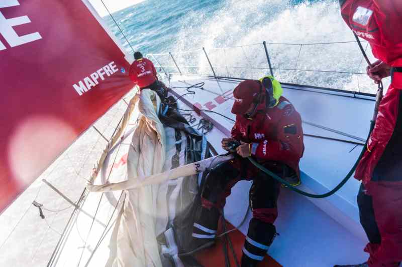 Onboard MAPFRE. Training for the 13th edition of the Volvo Ocean Race. Volvo Ocean Race