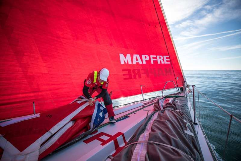 Leg Zero, Departure delivery Sanxenxo to Gosport. Photo by Ugo Fonolla/Volvo Ocean Race. 26July, 2017 volvo ocean race