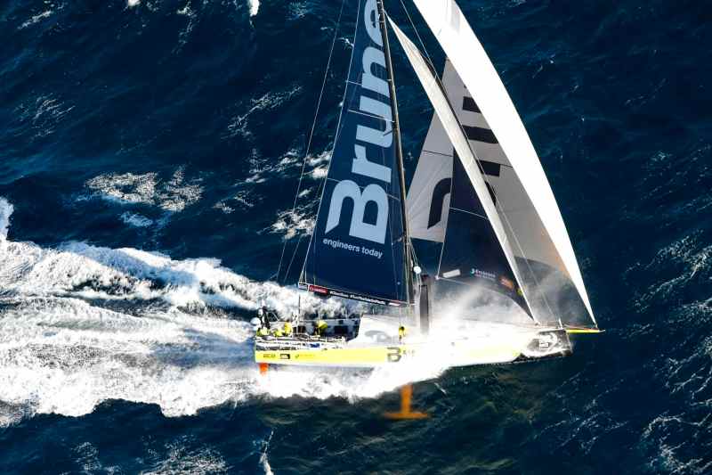 Start of Leg 2. Day 1 from Lisbon to Cape Town. Photo by Ainhoa Sanchez/Volvo Ocean Race. 05 November, 2017. Volvo Ocean Race
