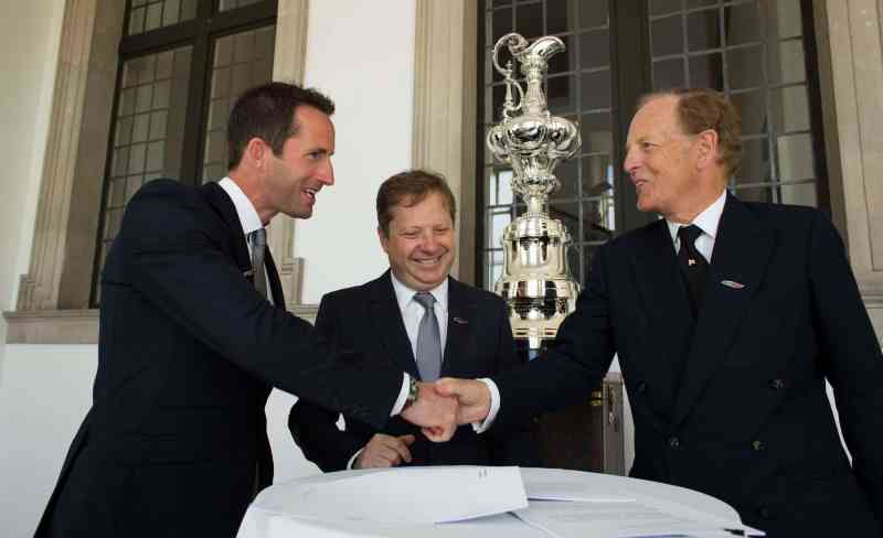 Ben Ainslie signs Challenging Club agreement for America's Cup