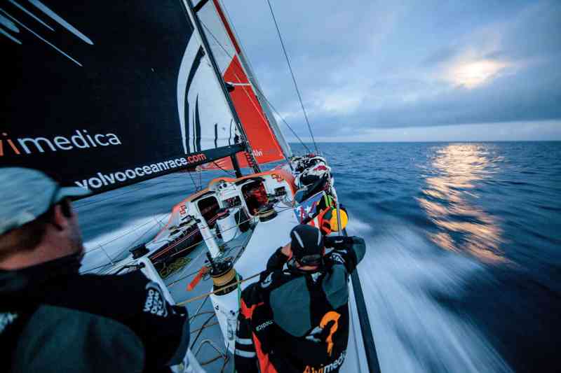I remember concluding from the last Volvo Ocean Race that the first 500 and the last 500 are often the hardest miles of a leg: the first because you need to acclimate, and the last because you remember all of the things you’ve missed. I think it tricks us into thinking we’re closer than we actually are. 500 miles is 500 miles, and that’s still a long way to go.