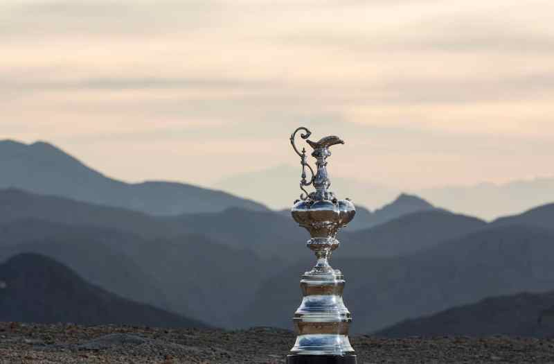 The Americas Cup Trophy acoman