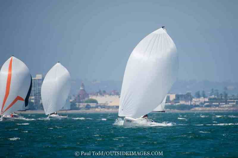 Images of the HELLY HANSEN NOOD REGATTA, March 18-20, 2016 • Hosted by the Coronado & San Diego Yacht Club. Sunny sky and a fresh breeze brought on some great racing in the South Bay today.©Paul Todd/OUTSIDEIMAGES.COMOUTSIDE IMAGES PHOTO AGENCY