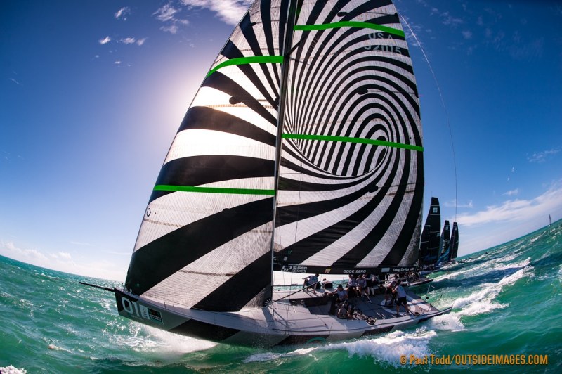 Images of Quantum Key West Race Week-January 2017. Monday 1st day of racing with the Interlodge V team and the TP52 class on the water. Photos of the 52 Super Series fleet racing. Hosted by Storm Trysail Club, Key West, FL, from January the 15th - 20th. Key West Race Week is a major sailing regatta held each year in January in Key West.Photos of the daily racing and action out on the water.Key West, an island city, is part of the Florida Keys and the state's southernmost point, lying roughly 90 miles north of Cuba. Famed for its pastel-hued, conch-style houses and laid-back attitude, it’s a cruise-ship stop also accessible from the mainland via the Overseas Highway. It’s known more for its coral reefs – destinations for diving and snorkelling – than for its beaches.Stock images of Key West race week.Photo Galleries of Key West Race week.©Paul Todd/OUTSIDEIMAGES.COMOUTSIDE IMAGES PHOTO AGENCY