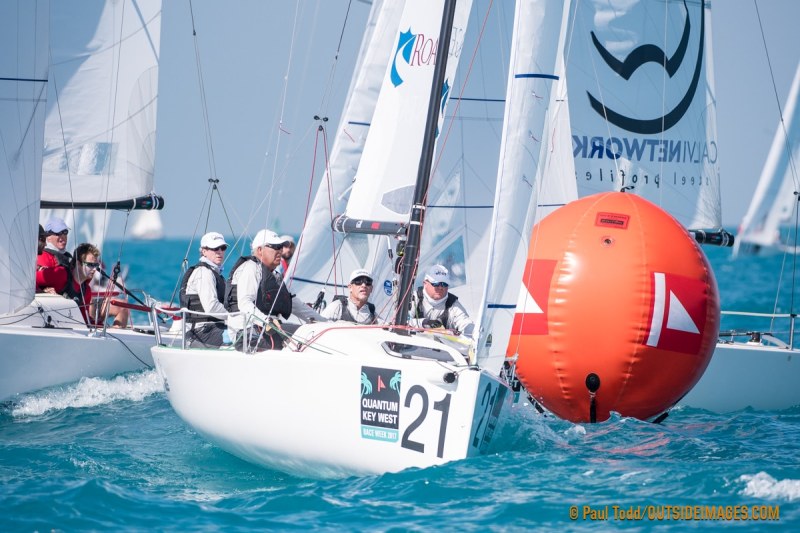 Images of Quantum Key West Race Week-January 2017. Friday the 5th and last day of racing with only one race scheduled in a light southerly breeze. Hosted by Storm Trysail Club, Key West, FL, from January the 15th - 20th. Key West Race Week is a major sailing regatta held each year in January in Key West.Photos of the daily racing and action out on the water.Key West, an island city, is part of the Florida Keys and the state's southernmost point, lying roughly 90 miles north of Cuba. Famed for its pastel-hued, conch-style houses and laid-back attitude, it’s a cruise-ship stop also accessible from the mainland via the Overseas Highway. It’s known more for its coral reefs – destinations for diving and snorkeling – than for its beaches.Stock images of Key West race week.Photo Galleries of Key West Race week.©Paul Todd/OUTSIDEIMAGES.COMOUTSIDE IMAGES PHOTO AGENCY