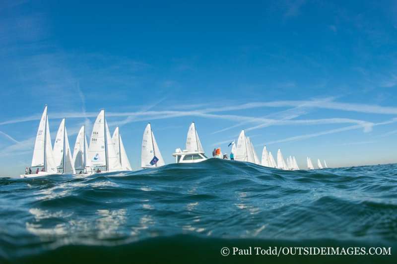 Saint Petersburg, Florida-February 2017.THE FIRST EVENT OF THE 2017 Helly Hansen NOOD Regatta, hosted by St Petersburg Yacht Club.Friday the first day of racing with avery light conditions.Photos from the NOOD regatta.©Paul Todd/OUTSIDEIMAGES.COMOUTSIDE IMAGES PHOTO AGENCY