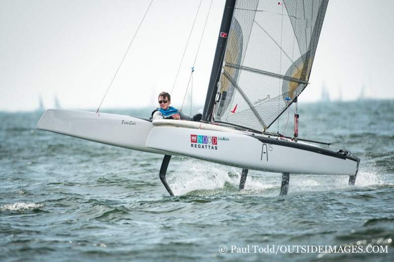 Saint Petersburg, Florida-February 2017.
THE FIRST EVENT OF THE 2017 Helly Hansen NOOD Regatta, hosted by St Petersburg Yacht Club.
Saturdays racing with a shifty breeze on the A Cat Class circle.
Photos from the NOOD regatta.
©Paul Todd/OUTSIDEIMAGES.COM
OUTSIDE IMAGES PHOTO AGENCY