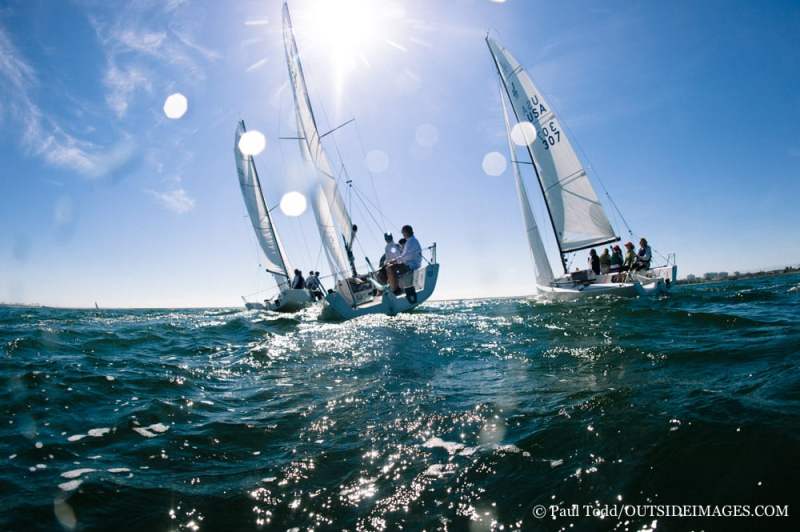 Images of the HELLY HANSEN NOOD REGATTA, March 17-19, 2017 San Diego - California• Hosted by the Coronado & San Diego Yacht Club.
Thursday is a training day out on the water inside the harbor under the Coronado bridge.
©Paul Todd/OUTSIDEIMAGES.COM
OUTSIDE IMAGES PHOTO AGENCY